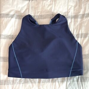 Athleta Royal Blue and Navy Sports Bra